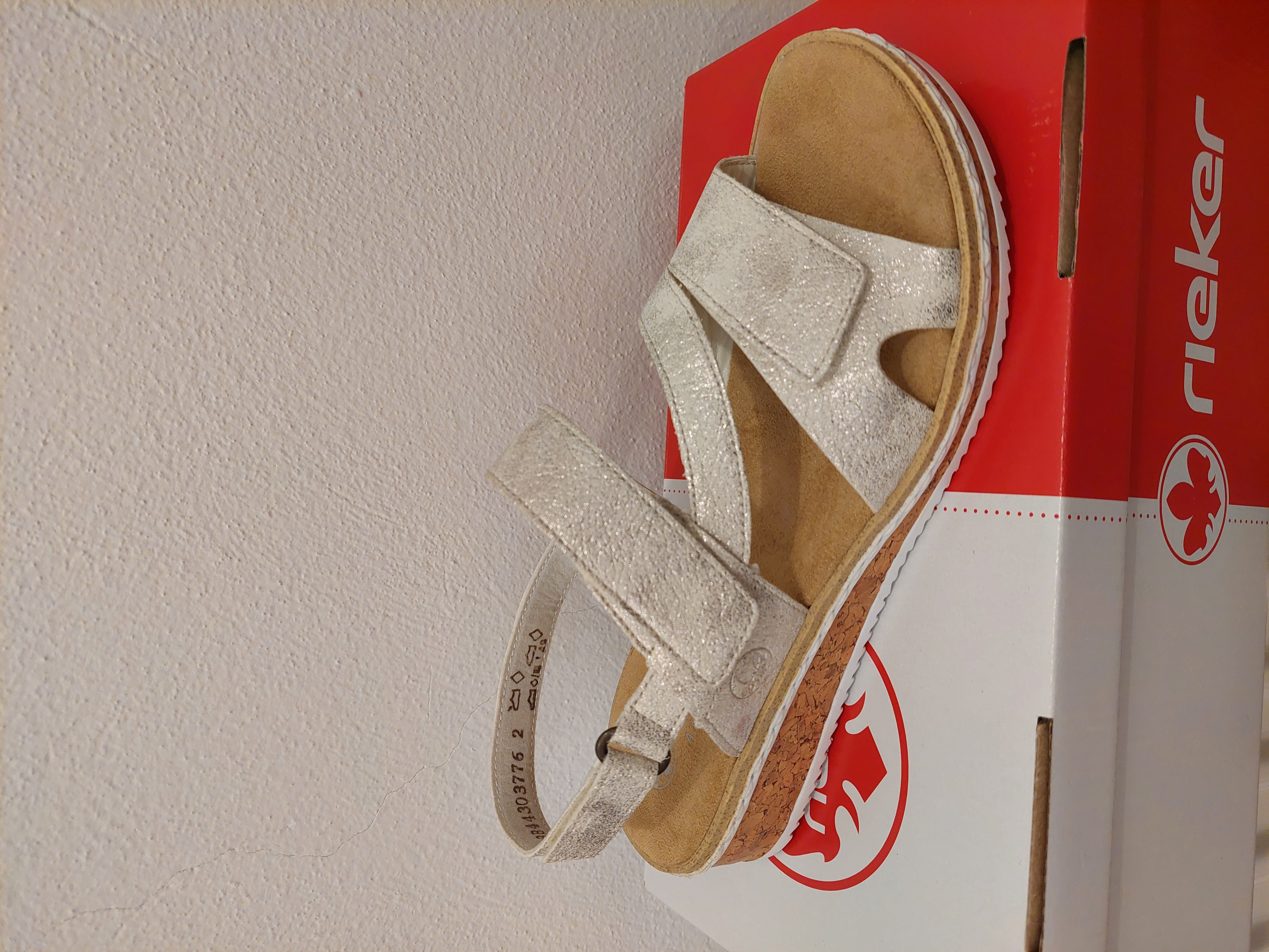 Rieker V3666-60 beige gold